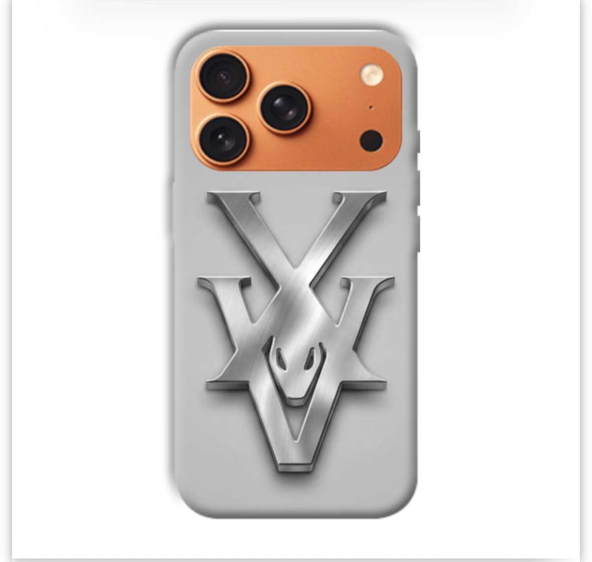 Grey VX Logo Silicon Case